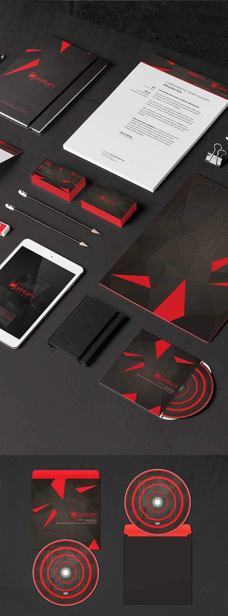 Quantum the leap branding品牌VI設(shè)計作品