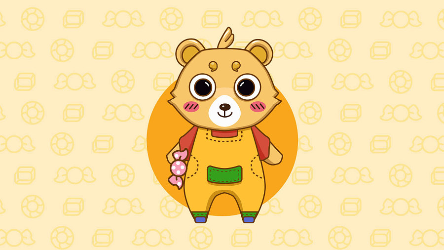 熊博士平面設(shè)計(jì)欣賞,熊卡通形象設(shè)計(jì)欣賞,[熊博士：糖分就是力量]平面設(shè)計(jì)欣賞