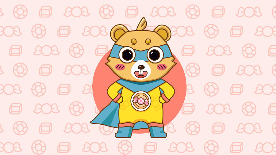 熊博士平面設(shè)計(jì)欣賞,熊卡通形象設(shè)計(jì)欣賞,[熊博士：糖分就是力量]平面設(shè)計(jì)欣賞