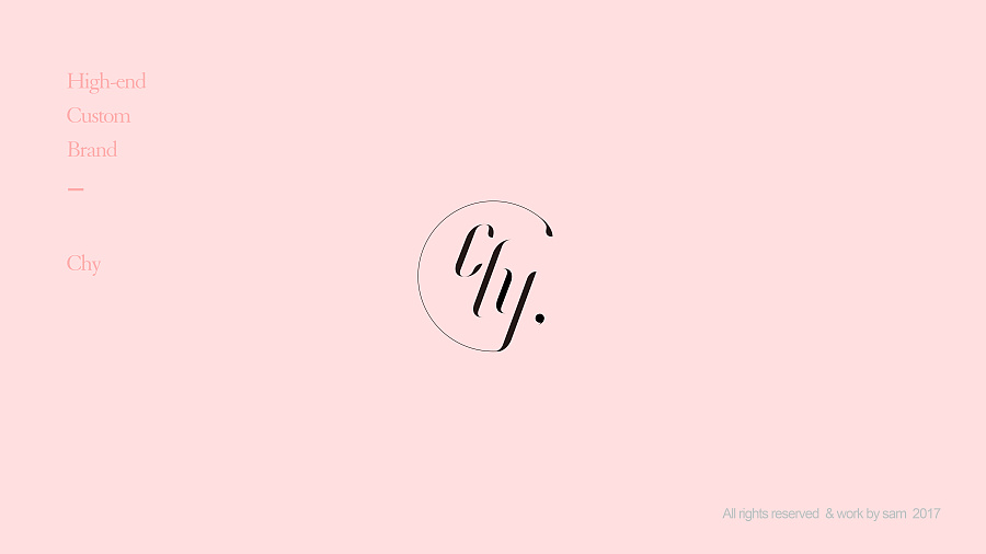 時(shí)尚服飾品牌標(biāo)志設(shè)計(jì)案例,時(shí)尚服飾品牌LOGO設(shè)計(jì)案例,CHY | 時(shí)尚服飾品牌標(biāo)志設(shè)計(jì)案例